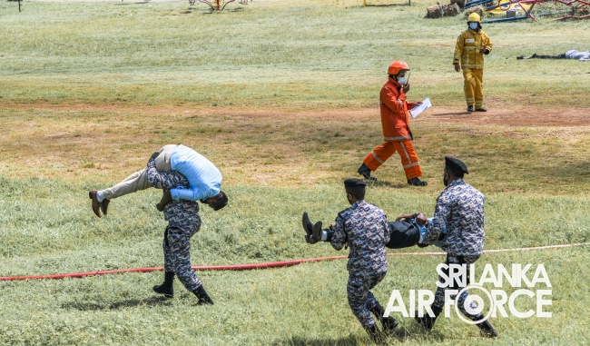 SLAF CONDUCTS AIRCRAFT CRASH EMERGENCY RESPONSE DRILL AT WELLAWATTA