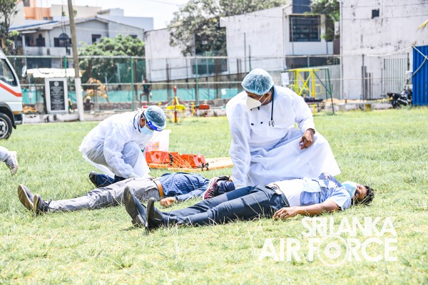 SLAF CONDUCTS AIRCRAFT CRASH EMERGENCY RESPONSE DRILL AT WELLAWATTA
