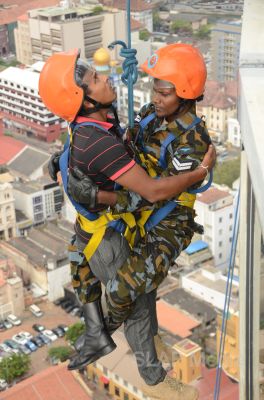 Fire Drill at Bank of Ceylon Headquarters
