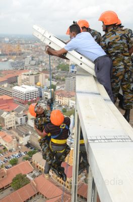 Fire Drill at Bank of Ceylon Headquarters