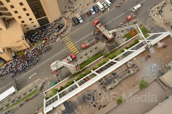 Fire Drill at Bank of Ceylon Headquarters