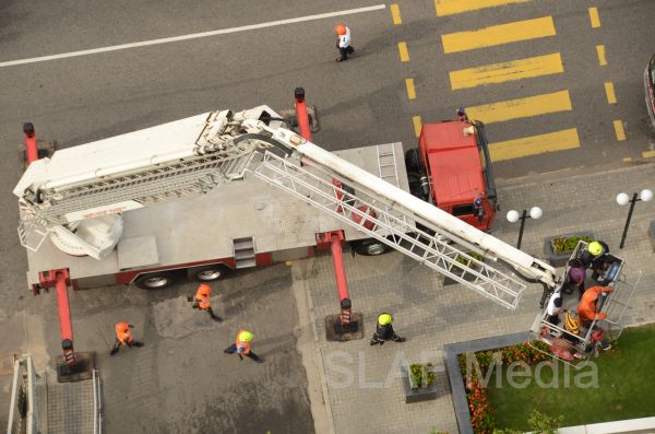 Fire Drill at Bank of Ceylon Headquarters