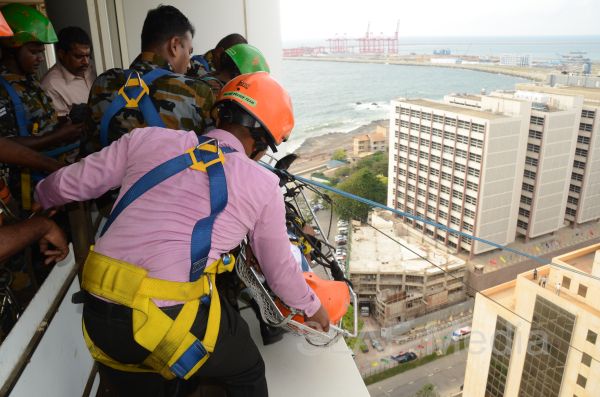 Fire Drill at Bank of Ceylon Headquarters