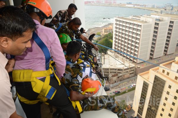Fire Drill at Bank of Ceylon Headquarters