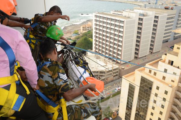 Fire Drill at Bank of Ceylon Headquarters