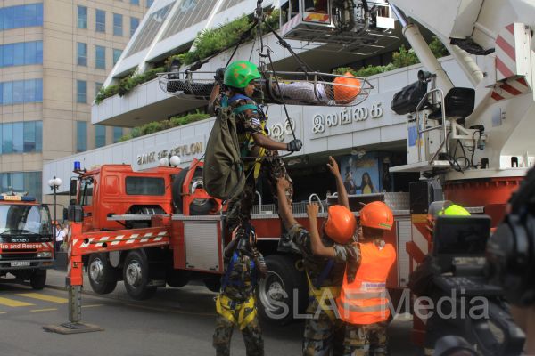 Fire Drill at Bank of Ceylon Headquarters