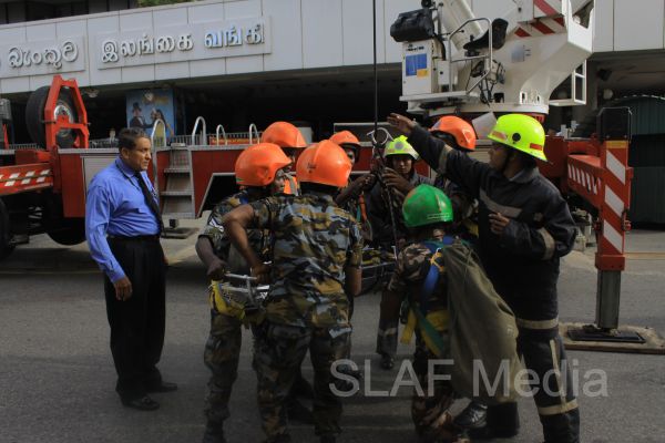 Fire Drill at Bank of Ceylon Headquarters