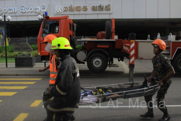 Fire Drill at Bank of Ceylon Headquarters