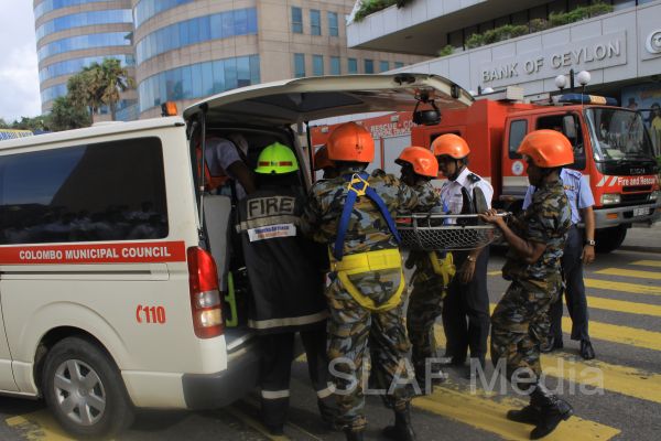 Fire Drill at Bank of Ceylon Headquarters