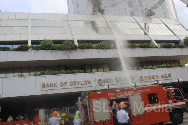 Fire Drill at Bank of Ceylon Headquarters