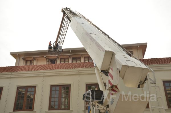 Fire Drill at Galle Face Hotel Colombo