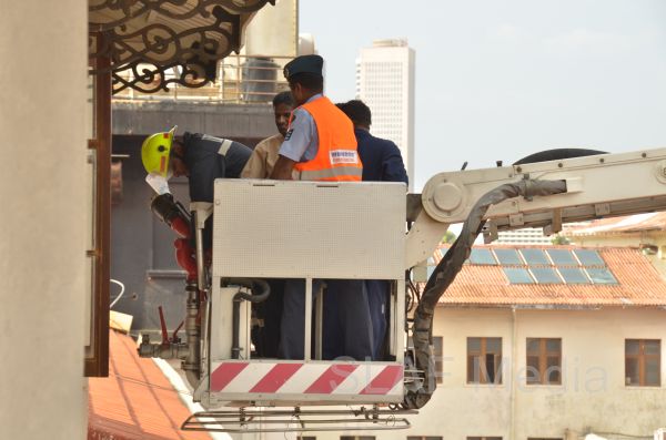 Fire Drill at Galle Face Hotel Colombo