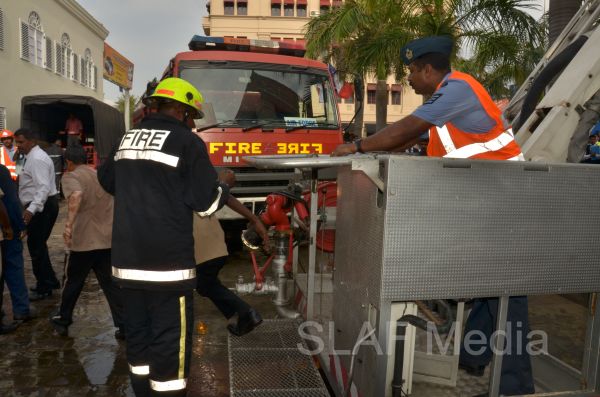 Fire Drill at Galle Face Hotel Colombo