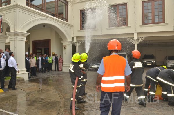 Fire Drill at Galle Face Hotel Colombo