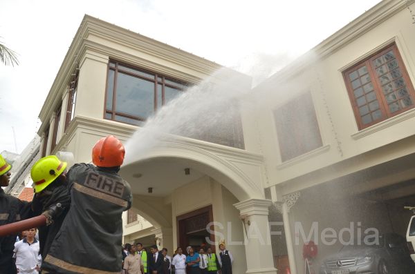 Fire Drill at Galle Face Hotel Colombo