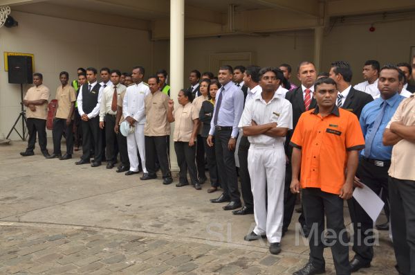 Fire Drill at Galle Face Hotel Colombo