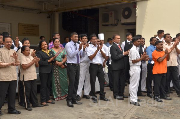 Fire Drill at Galle Face Hotel Colombo