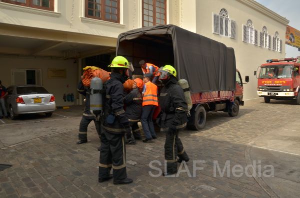 Fire Drill at Galle Face Hotel Colombo