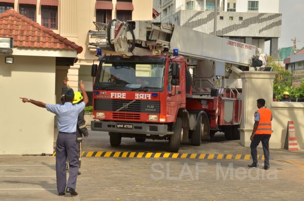 Fire Drill at Galle Face Hotel Colombo