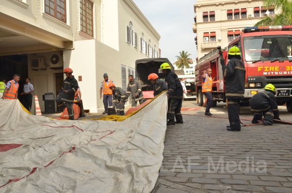 Fire Drill at Galle Face Hotel Colombo