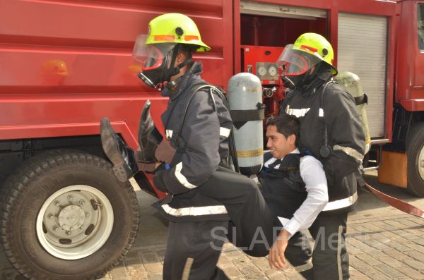 Fire Drill at Galle Face Hotel Colombo