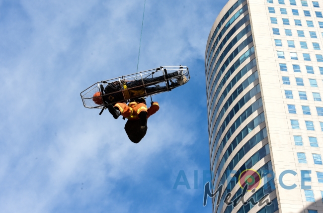 SLAF Firefighters Assists to Conduct Fire and Rescue Drill at BOC Head Office Building