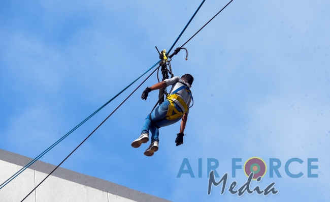 SLAF Firefighters Assists to Conduct Fire and Rescue Drill at BOC Head Office Building