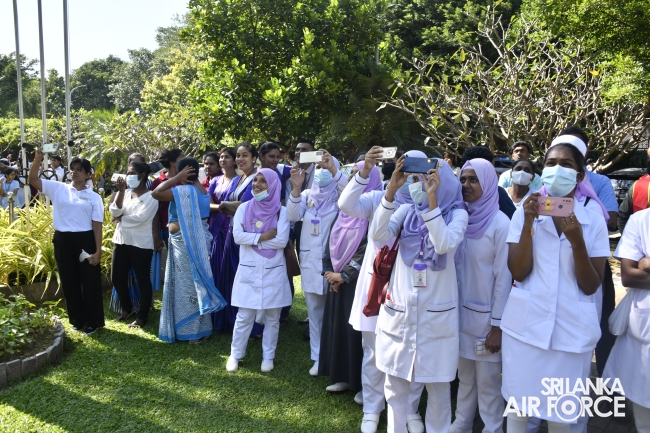 SLAF ASSIST TO CONDUCT FIRE AND RESCUE DRILL AT THE LANKA HOSPITALS CORPORATION