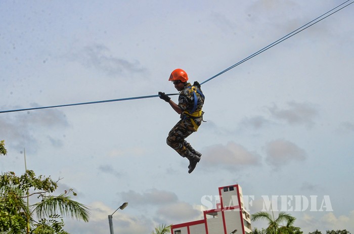 SLAF conducts fire drill at Lanka Hospitals