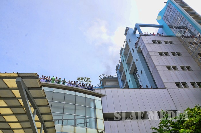 SLAF conducts fire drill at Lanka Hospitals