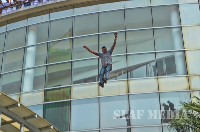 SLAF conducts fire drill at Lanka Hospitals