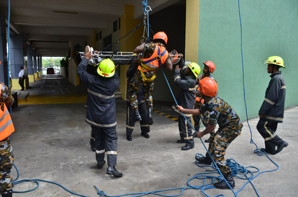Fire Drill at Nawam Mawatha