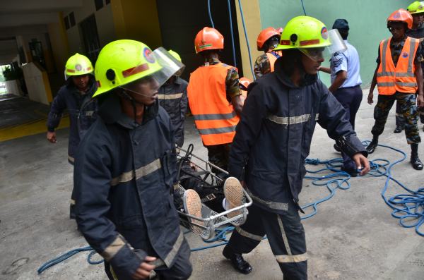Fire Drill at Nawam Mawatha