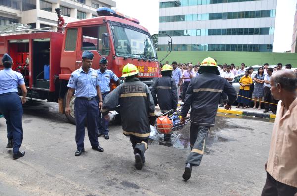 Fire Drill at Nawam Mawatha