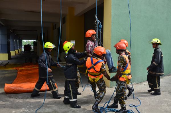 Fire Drill at Nawam Mawatha
