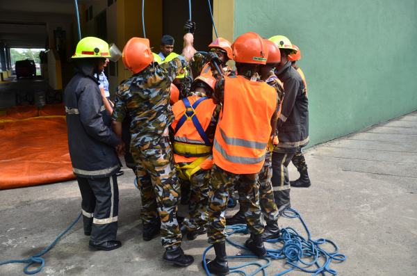 Fire Drill at Nawam Mawatha