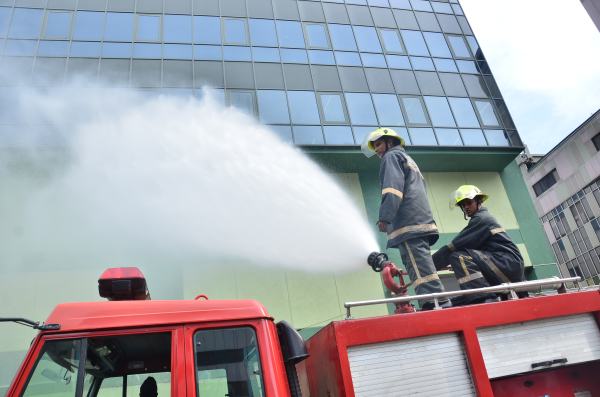 Fire Drill at Nawam Mawatha