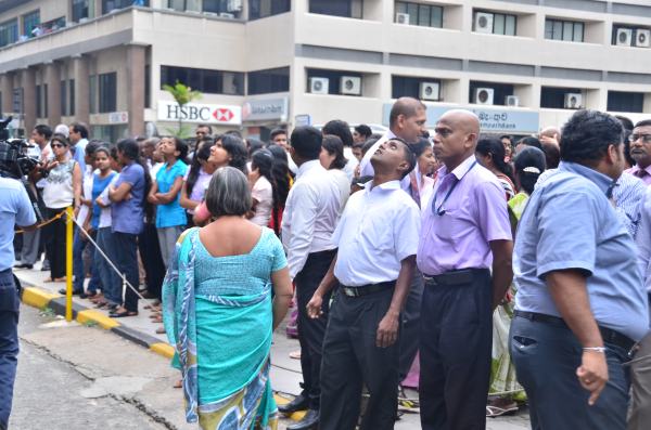 Fire Drill at Nawam Mawatha
