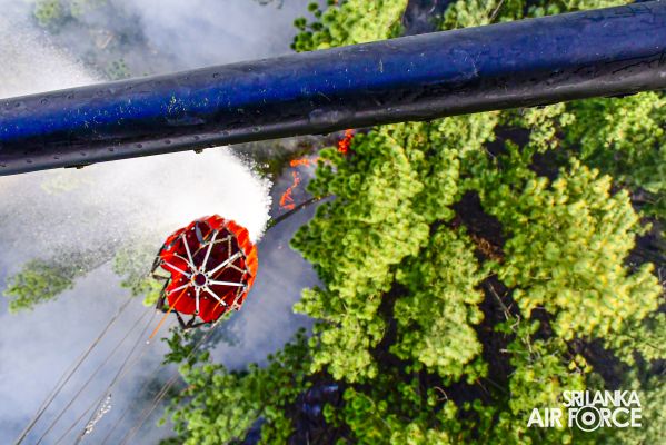 SLAF
ASSISTS TO DOUSE THE FIRE AT ELLA AREA