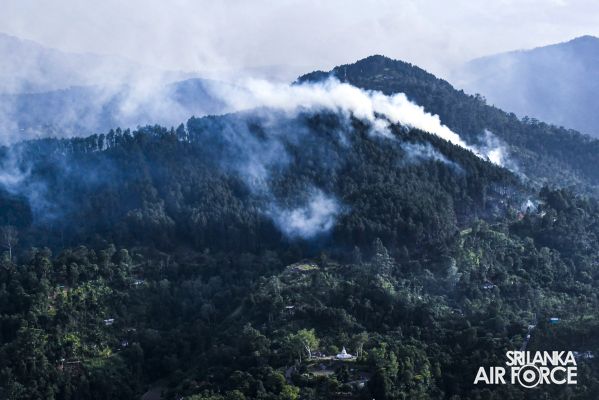 SLAF
ASSISTS TO DOUSE THE FIRE AT ELLA AREA