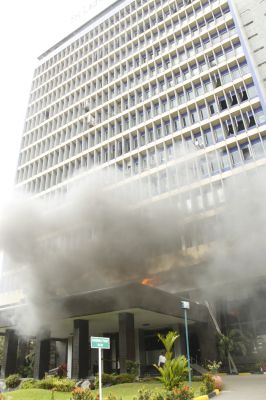 Fire Evacuation Drill At Sri Lanka Insurance Building