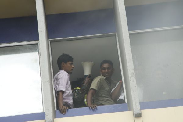 Fire Evacuation Drill At Sri Lanka Insurance Building