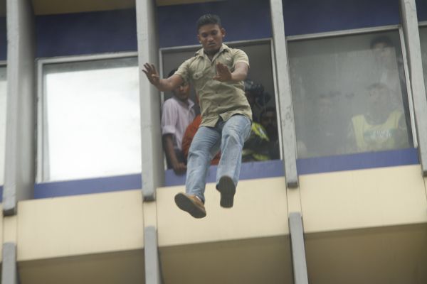 Fire Evacuation Drill At Sri Lanka Insurance Building
