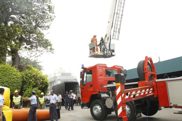 Fire Evacuation Drill At Sri Lanka Insurance Building