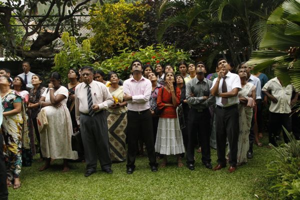 Fire Evacuation Drill At Sri Lanka Insurance Building