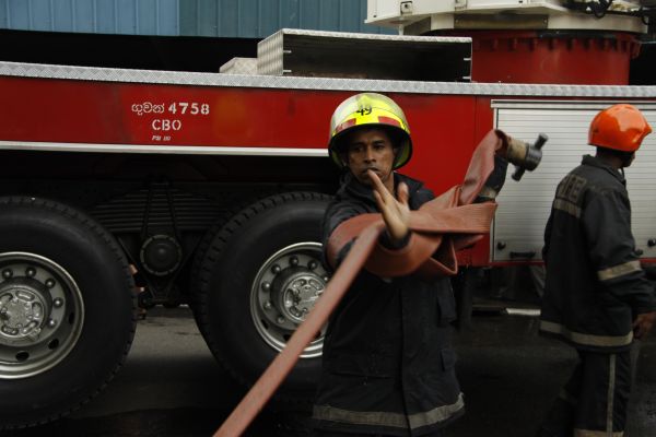 Fire Evacuation Drill At Sri Lanka Insurance Building