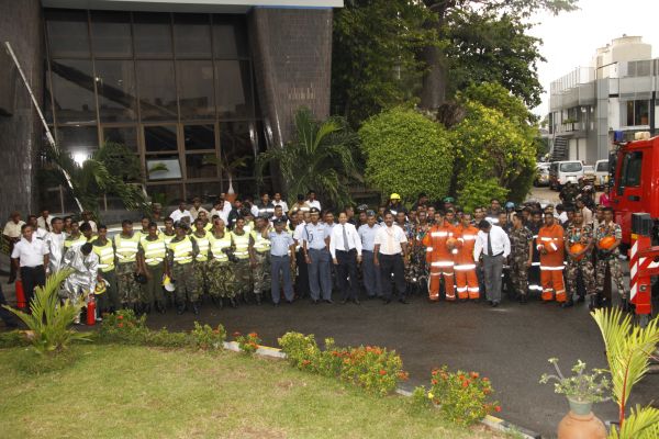 Fire Evacuation Drill At Sri Lanka Insurance Building
