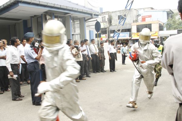 Fire Evacuation Drill At Sri Lanka Insurance Building