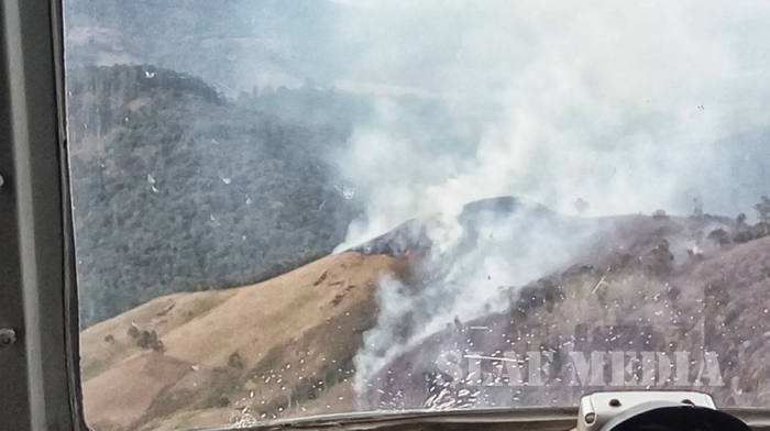 SLAF Fire Fighters In Action at Dayagama Hatton
