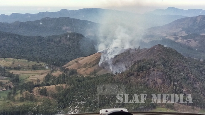 SLAF Fire Fighters In Action at Dayagama Hatton